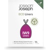 image:imageJoseph Joseph IW5 40L106 Gallon Eco Liners Recycled Trash Bags 20 Count 1 Pack  Grey26 gallons