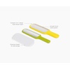 image:imageJoseph Joseph Nest Paddle Grater amp Zester Set of 2 Stainless Steel CoarseFine Blades Safe Storage