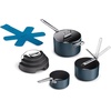 image:imageJoseph Joseph Space 2Piece Nonstick Frying Pan Skillet Set Nesting Design with Folding Handles Ceramic Coating Induction amp Oven Safe3pc