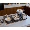 image:imageJoseph Joseph Space Steel 2Piece Nonstick StainlessSteel Frying Pan Skillet Set Nesting with Folding Handles Induction amp Oven Safe10pc