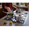 image:imageJoseph Joseph Space Steel 2Piece Nonstick StainlessSteel Frying Pan Skillet Set Nesting with Folding Handles Induction amp Oven Safe10pc
