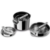 image:imageJoseph Joseph Space Steel 2Piece Nonstick StainlessSteel Frying Pan Skillet Set Nesting with Folding Handles Induction amp Oven Safe10pc