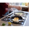 image:imageJoseph Joseph Space Steel 2Piece Nonstick StainlessSteel Frying Pan Skillet Set Nesting with Folding Handles Induction amp Oven Safe2pc