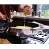 image:imageJoseph Joseph Space Steel 2Piece Nonstick StainlessSteel Frying Pan Skillet Set Nesting with Folding Handles Induction amp Oven Safe2pc