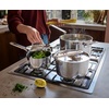 image:imageJoseph Joseph Space Steel 2Piece Nonstick StainlessSteel Frying Pan Skillet Set Nesting with Folding Handles Induction amp Oven Safe6pc
