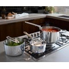 image:imageJoseph Joseph Space Steel 2Piece Nonstick StainlessSteel Frying Pan Skillet Set Nesting with Folding Handles Induction amp Oven Safe6pc