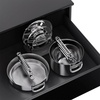 image:imageJoseph Joseph Space Steel 2Piece Nonstick StainlessSteel Frying Pan Skillet Set Nesting with Folding Handles Induction amp Oven Safe8pc