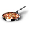 image:imageJoseph Joseph Space Steel 95 Nonstick StainlessSteel Frying Pan Skillet with Folding Handle Ceramic Coating Induction amp Oven Safe95