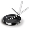 image:imageJoseph Joseph Space Steel 95 Nonstick StainlessSteel Frying Pan Skillet with Folding Handle Ceramic Coating Induction amp Oven Safe95