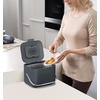 image:imageJoseph Joseph Stack Kitchen Food Intelligent Waste Compost Caddy Recycling Bin with Odor Filter 4 Litre  1 Gallon  StoneGraphite