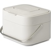 image:imageJoseph Joseph Stack Kitchen Food Intelligent Waste Compost Caddy Recycling Bin with Odor Filter 4 Litre  1 Gallon  StoneStone