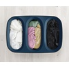 image:imageJoseph Joseph Tota Trio 90 liter238 gallon Laundry Hamper Separation Basket with lid 3 Removable Washing Bags with Handles EcruDark Blue