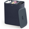 image:imageJoseph Joseph Tota Trio 90 liter238 gallon Laundry Hamper Separation Basket with lid 3 Removable Washing Bags with Handles EcruDark Blue