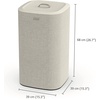 image:imageJoseph Joseph Tota Trio 90 liter238 gallon Laundry Hamper Separation Basket with lid 3 Removable Washing Bags with Handles EcruEcru
