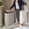 image:imageJoseph Joseph Tota Trio 90 liter238 gallon Laundry Hamper Separation Basket with lid 3 Removable Washing Bags with Handles EcruEcru