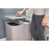 image:imageJoseph Joseph Tota Trio 90 liter238 gallon Laundry Hamper Separation Basket with lid 3 Removable Washing Bags with Handles EcruGray