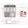 image:imageJoseph Joseph Viva  Modular 12piece Makeup Beauty Drawer Organiser Set Storage Boxes dividers for makeup beauty grooming items cosmetics hair accessoriesLarge Organiser