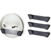 image:imageJoseph Joseph Cupboard Store  Set of 4 Pot and Pan Lid Holders Self Adhesive Wall Mount Storage Organizer Suitable for Lids Up to 9 in  3M VHB Tape Included GrayGray