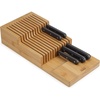 image:imageJoseph Joseph DrawerStore Compact Knife Organizer holds up to 9 knives Kitchen Organization amp Drawer Storage BambooKnife Organizer