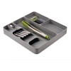 image:imageJoseph Joseph DrawerStore Compact Utensil Organizer For Kitchen Drawer Silverware Flatware Tray Large GreyFlatware  Utensils Organizer