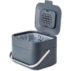 image:imageJoseph Joseph Stack Kitchen Food Intelligent Waste Compost Caddy Recycling Bin with Odor Filter 4 Litre  1 Gallon  StoneGraphite