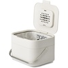 image:imageJoseph Joseph Stack Kitchen Food Intelligent Waste Compost Caddy Recycling Bin with Odor Filter 4 Litre  1 Gallon  StoneStone