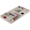 image:imageJoseph Joseph Viva  Modular 12piece Makeup Beauty Drawer Organiser Set Storage Boxes dividers for makeup beauty grooming items cosmetics hair accessories12pc Organiser