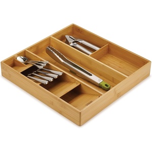 image:imageJoseph Joseph DrawerStore Compact Knife Organizer holds up to 9 knives Kitchen Organization amp Drawer Storage BambooCutlery  Utensils Organiser
