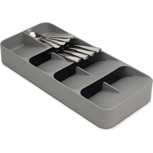 image:imageJoseph Joseph DrawerStore Compact Utensil Organizer For Kitchen Drawer Silverware Flatware Tray Small GreyStandard