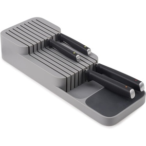 image:imageJoseph Joseph DrawerStore Knife Organizer holds up to 9 knives Kitchen Organization amp Drawer Storage  Compact GrayStandard