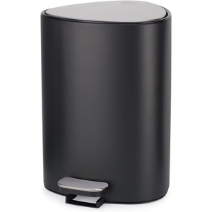 image:imageJoseph Joseph EasyStore 5L Steel Pedal Trash Can with Liner Storage Pocket SoftClose Lid BathroomBedroom BinBlack