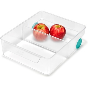 image:imageJoseph Joseph FridgeStore XL Fridge Storage Drawer Caddy  ExtraLarge Organizer with Handle and Wheels for Easy Access BPAFreeLarge Caddy