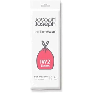 image:imageJoseph Joseph IW2 Biodegradable Trash Bags Custom Fit Bin Liners for Food Waste Caddy 1 Gallon  4 Liter 100 Compostable Pack of 504 Lt