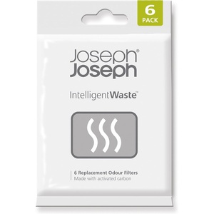 image:imageJoseph Joseph Intelligent Waste Activated Carbon Odor Filter Refills for Food Waste Caddy Kitchen Bin  Pack of 228 x 37 x 02