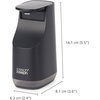 image:imageJoseph Joseph 70512 Slim Compact Soap Dispenser with NonDrip Nozzle GrayBlack