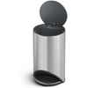 image:imageJoseph Joseph Arc 30L79 Slimline Pedal Bin with Easy Push Pedal Liner Pocket Odor Seal SoftClose Lid FingerprintProof Removable Inner Bucket Stainless SteelStainless Steel