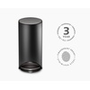 image:imageJoseph Joseph Arc 30L79 Slimline Pedal Bin with Easy Push Pedal Liner Pocket Odor Seal SoftClose Lid FingerprintProof Removable Inner Bucket Stainless SteelBlack