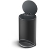image:imageJoseph Joseph Arc 30L79 Slimline Pedal Bin with Easy Push Pedal Liner Pocket Odor Seal SoftClose Lid FingerprintProof Removable Inner Bucket Stainless SteelBlack