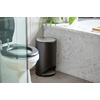 image:imageJoseph Joseph Arc 30L79 Slimline Pedal Bin with Easy Push Pedal Liner Pocket Odor Seal SoftClose Lid FingerprintProof Removable Inner Bucket Stainless SteelBlack