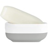 image:imageJoseph Joseph Bathroom Slim Compact Soap Dish Holder with NonSlip Base Matt BlackGreyWhite