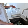 image:imageJoseph Joseph DrySmart Folding Water Bottle Drying Rack SpaceSaving Draining Board Organizer Made from Recycled PlasticWine Glass