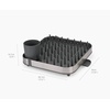 image:imageJoseph Joseph Duo Expanding Dish Drying Rack with Removable Silverware Holder Draining Spout Stainless SteelStainless Steel