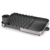 image:imageJoseph Joseph Duo Expanding Dish Drying Rack with Removable Silverware Holder Draining Spout Stainless SteelStainless Steel