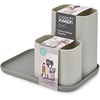 image:imageJoseph Joseph Duo Kitchen Counter Organizer Kitchen and Storage Organisation for Gadgets Utensils and Condiments GreyOneSize