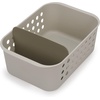 image:imageJoseph Joseph EasyStore  Slimline Bathroom essentials Storage Basket Organiser with moveable pot and divider EcruLarge Pack of 1