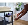 image:imageJoseph Joseph EasyStore  Slimline Bathroom essentials Storage Basket Organiser with moveable pot and divider EcruLarge Pack of 1