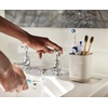 image:imageJoseph Joseph EasyStore  Toothbrush and Toothpaste Holder Caddy Bathroom Storage Countertop Organizer Large GreyWhiteEcru
