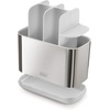 image:imageJoseph Joseph EasyStore  Toothbrush and Toothpaste Holder Caddy Bathroom Storage Countertop Organizer Large GreyWhiteStainless Steel