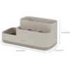 image:imageJoseph Joseph EasyStore Bathroom Storage Caddy Toothbrush and Toothpaste Organiser for Bathroom Accessories Matt Finish EcruEcru