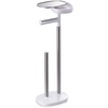 image:imageJoseph Joseph EasyStore Butler Toilet Paper Holder Stand and Spare Roll Storage with Shelf and Drawer Stainless SteelStand